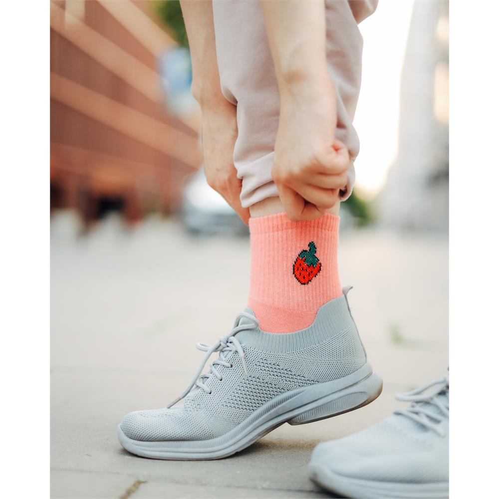 FRUIT ANKLE SOCKS 6 PAIRS 