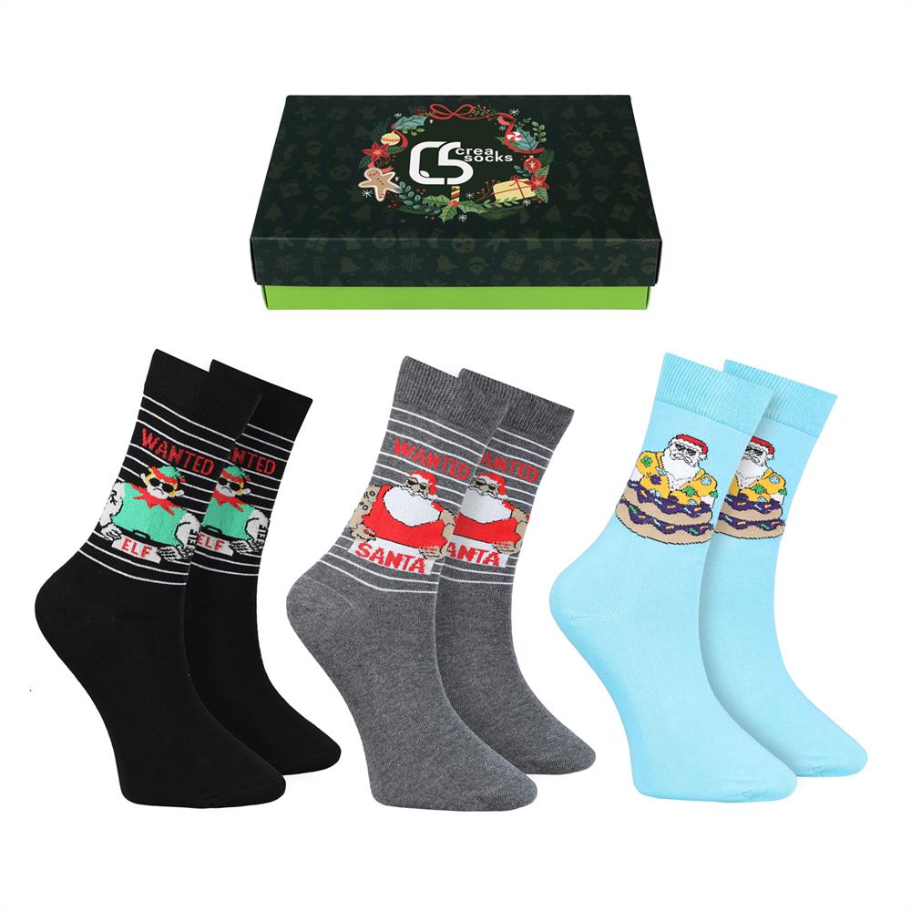 CHRİSTMAS GİFT SOCKS - ANGRY SANTA 