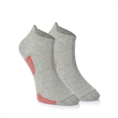 6 PAIRS OF SHORT SOCKS GRAY 