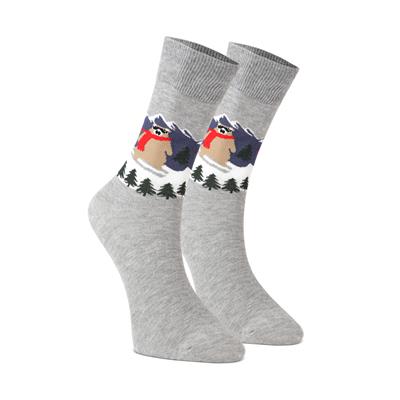 CHRİSTMAS GİFT SOCKS - SNOWMEN 3 PAIRS 