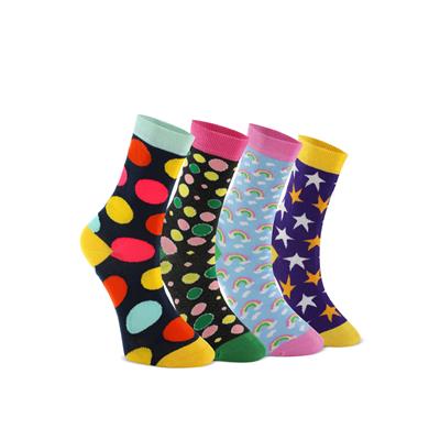 DOT SOCKS 4 PAIRS 