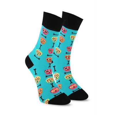 SKELETON SOCKS 4 PAIRS 