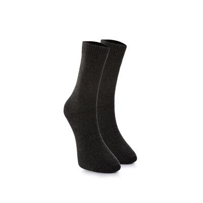 3 PAIRS OF MEN'S THERMAL SOCKS - BLACK - GRAY - SMOKED 