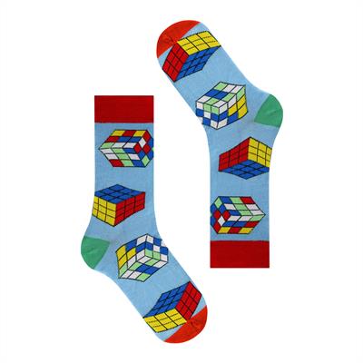 RUBIK'S CUBE GIFT SOCKS 2 PAIRS 