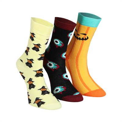 HALLOWEEN SOCKS GİFT BOX 3 PAIRS 